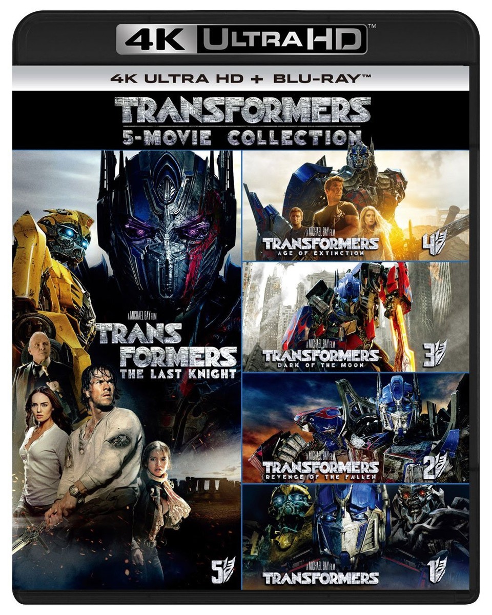 Transformers 5 Movie Collection (K Ultra HD + Blu-Ray Set) [K