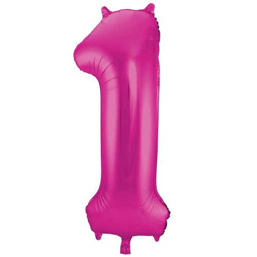 Folienballon 86 cm PINK Zahl 18 Zahlenballon Luftballon Geburtstag Helium - Imagen 2 de 3