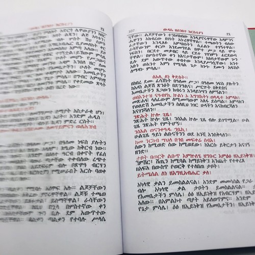 አምስቱን ቅዳሴ ማርያም እና ውዳሴ ማርያም ,ትምህርተ, መጻሕፍት ኪዳን ,ጸሎተ ሃይማኖት በአንድ ላይ የያዘ - Picture 6 of 7