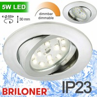 Led Einbau Decken Spots Einbaustrahler Deckenspot Bad 68Mm Schwenkbar Dimmbar