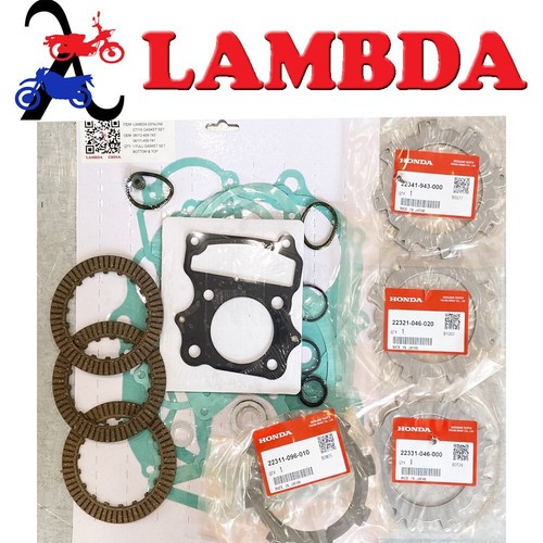 Honda CT110 Clutch Rebuild Kit Steels Friction Fibro Plates Full