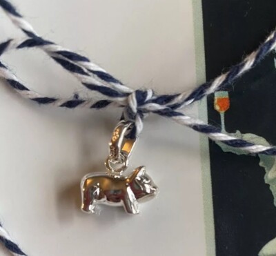 Links of London Pig Charm Sterling Silver  Pendant - New Rare Hog Piglet