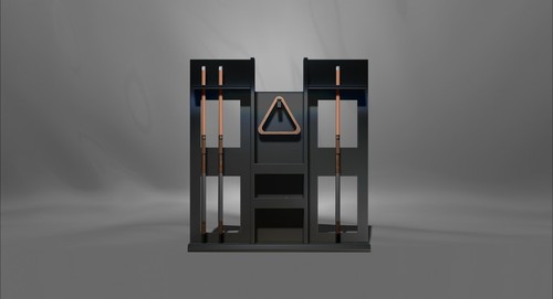 Pool table, complete with accessories, 1:5 scale, File STL OBJ for 3D Printer - 第 4/15 張圖片