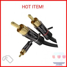 KabelDirekt RCA/phono Y cable 3ft short 1 to 2 RCA/phono, stereo audio