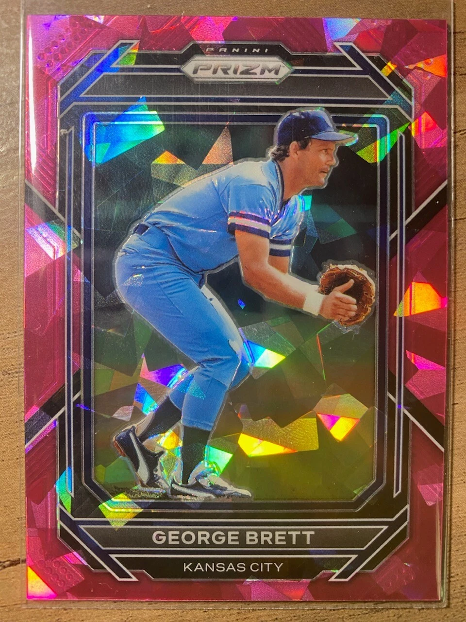 2023 Panini Prizm Pink Ice #81 George Brett *2 Free Mystery Cards*