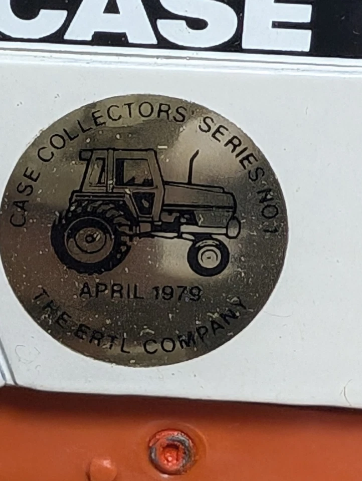 De colección ERTL Estuche 2590 Tractor Serie Coleccionista #1 1979 Réplica Plano Foto 3 de 4