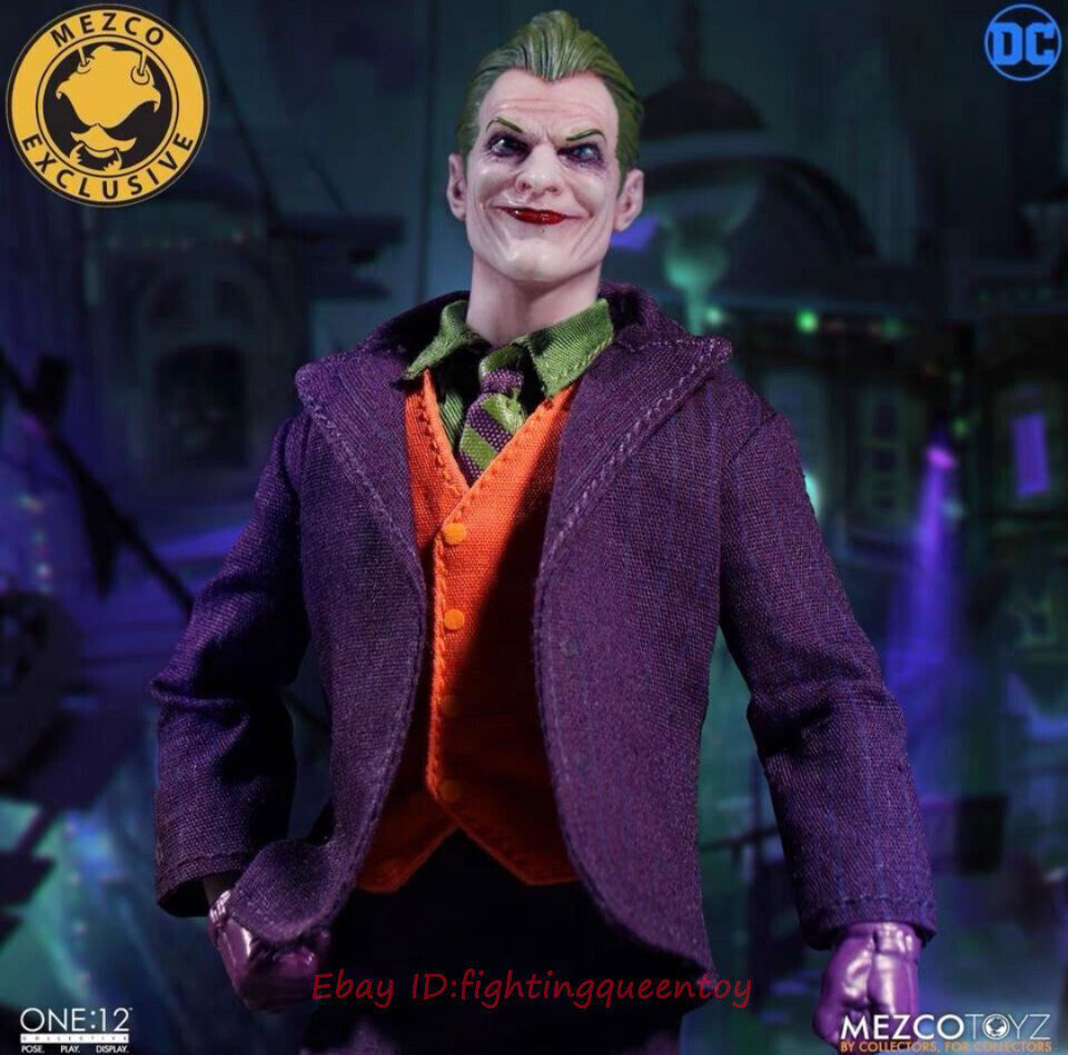 MEZCO Exclusive One:12 THE JOKER Deluxe Edition DC MEZCO Exclusive One:12 THE JOKER Deluxe Edition DC