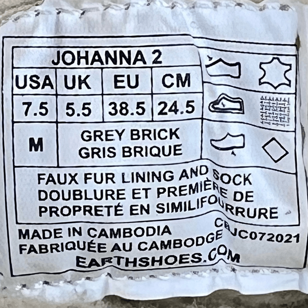 earth origins johanna clog