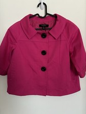 Women's Nine West Size 8 highwaisted short fushia jacket