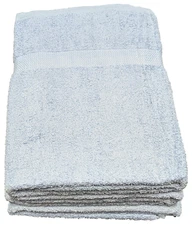 2 Pack Beach Pool Spa Towels Solid Porcelain Blue 100% Cotton 36" x 68"