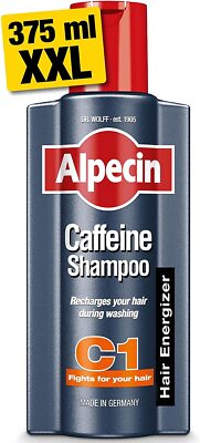 Alpecin Koffein Shampoo C1 375ml XL verhindert + reduziert Haarausfall SCHNELL KOSTENLOSER VERSAND