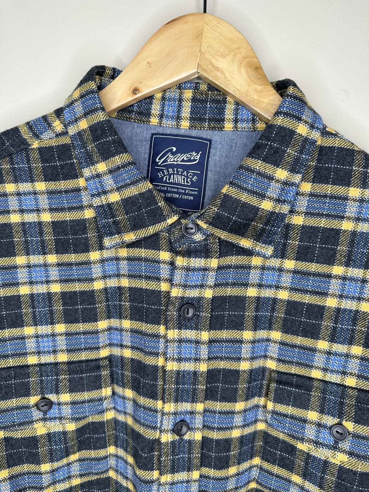 Grayers Flannel Button-Down Shirt - image 3