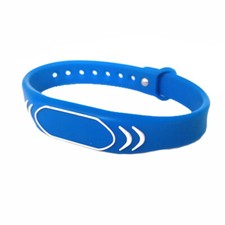 125KHz RFID EM4100 Blue wrist strap fitness card sauna wrist card access control