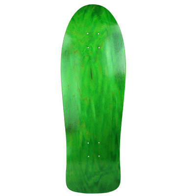 Moose Skateboards Old School 10'' x 30'' Stained Green Blank Skateboard Deck