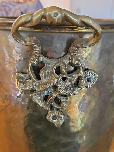 Enfriador ovalado con cubo de champán Cooper vintage de 11" de alto y ancho - Imagen 4 de 6