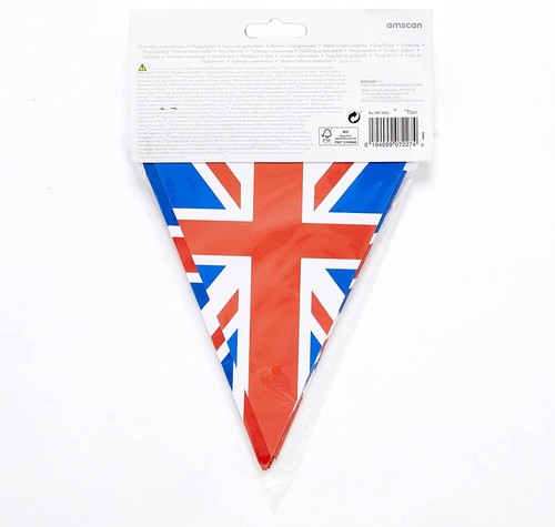 Union Jack Great Britain Street Party Decorations Napkins Bunting Balloons Flags - Picture 18 of 31