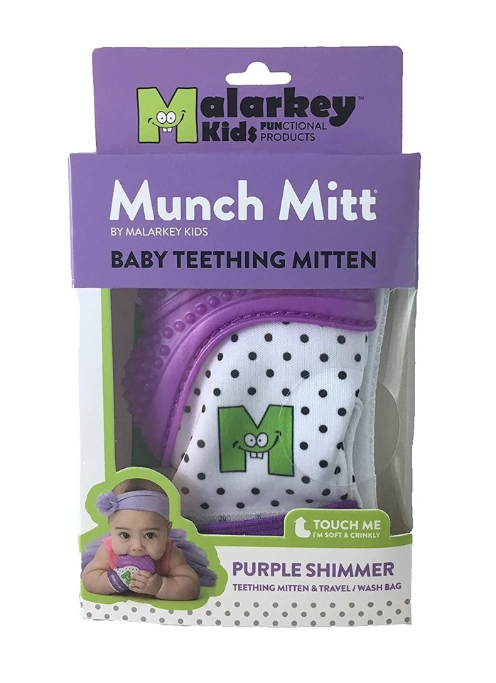 Munch Mitt Malarkey Kids, Teething Mitten that Stays on Baby's Hand - Image 2 of 4
