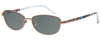 Vera Bradley Maya Polarized Sunglasses 4 LENS OPTION Java Floral Blue Brown 56mm