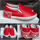 MOSCHINO Couture Leder Slipper Sneaker Gr. UK 5 NEU