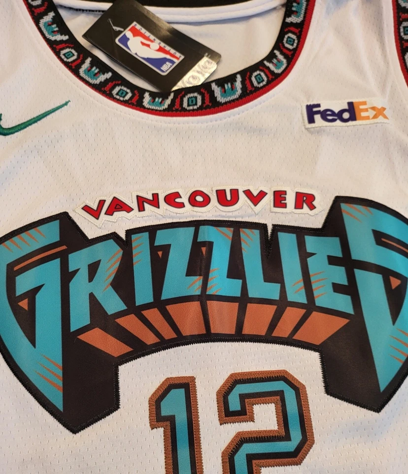 Ja Morant #12 Memphis Grizzlies Stitched White Hardwood Classic Swingman Jersey - Image 3 of 3