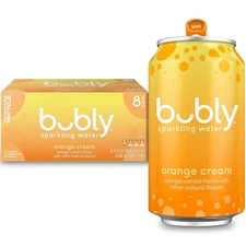 Bubly Sparkling Water, Zero Sugar & Zero Calories, Seltzer Water, Orange Creamsi