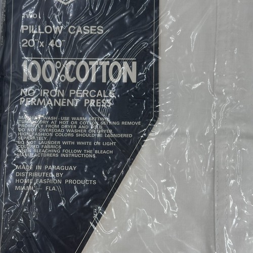 Fundas de almohada Bloomingdale's HF J’aime 100 % algodón 20”x 40” marfil nuevas de colección/sin hierro - Imagen 4 de 7