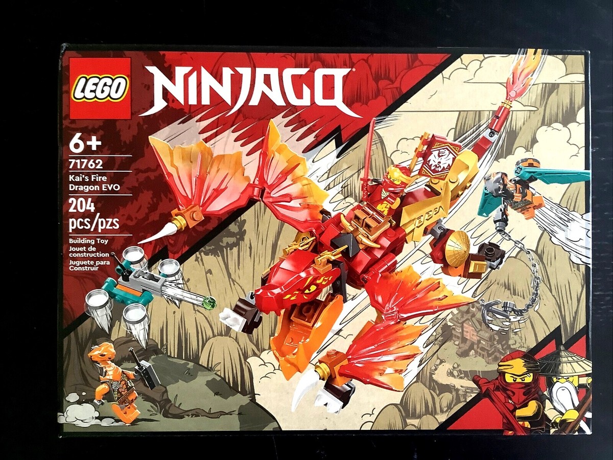 LEGO 71762 Ninjago Kai's Fire Dragon EVO 2022 NEW - Sealed