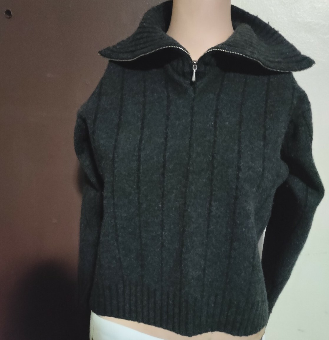 兎　DOLCE&GABBANA ドライバーズニット　黒タグ　ウール Wool round-neck sweater with branded tag in Blue for Men