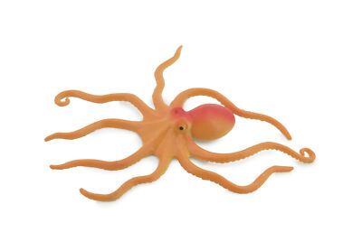 Octopus Rubber Educational Realistic, Figurine Toy, Replica Gift