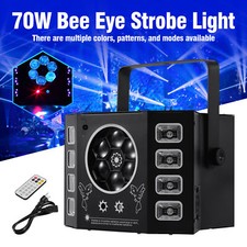 4-in-1 LED Bee Eye Stage Laser Light DMX512 RGBW Sound Activated Beam DJ Lights