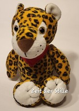 FERRRO KINDER Leopard  23 cm Stofftier Kuscheltier Orange & Braun 