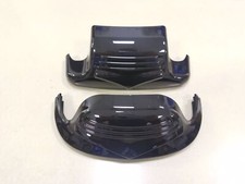 Gloss Black F&R Fender Tip Trim For Harley Heritage Softail Classic FLSTC 88-08