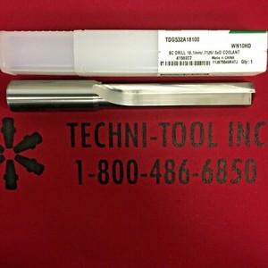 15.5mm Solid Carbide 5xD High Performance Drill-TiAlN