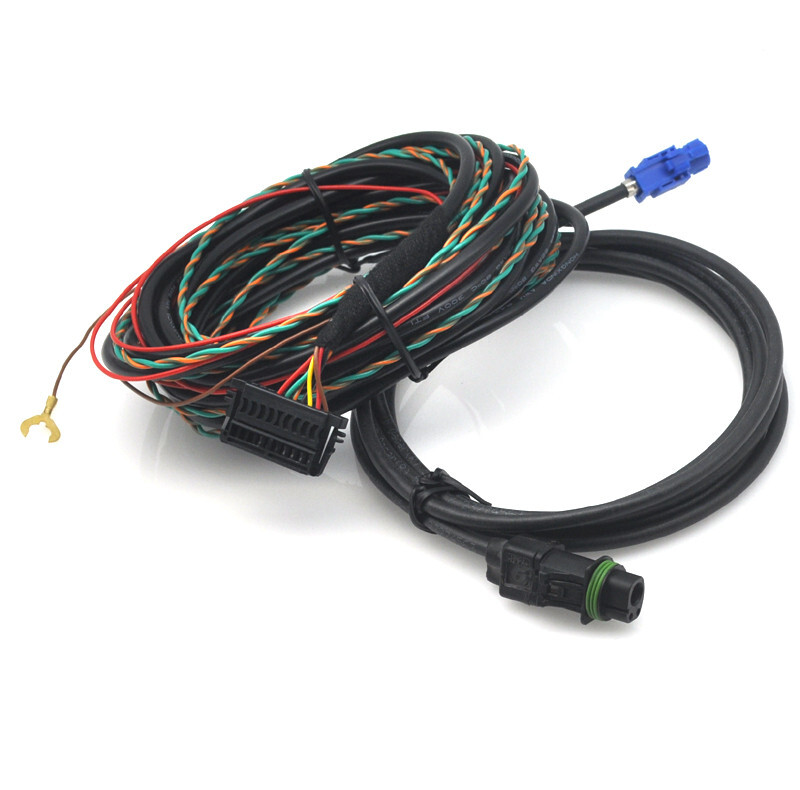 Retrofit Reverse backup Camera Cable wiring For BMW F10 F07 F11