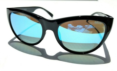 NEW Revo BARCLAY Shiny Black POLARIZED Blue Water Lens  display picture 2