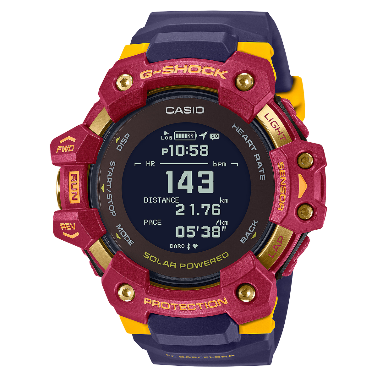 【新品】CASIO G-SHOCK G-SQUAD GBD-H1000-4JR CASIO G-SHOCK GBD-H1000BAR-4JR FC Barcelona Matchday Collaboration
