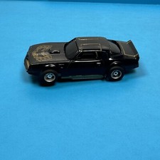 Tyco Pontiac Trans Am black Gold Trim Vintage ho slot Car Smokey The Bandit