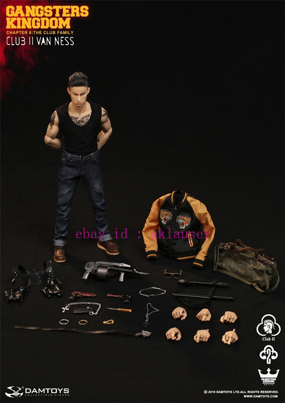 Damtoys Gk017 1/6 Gangsters Kingdom Club 2 Van Ness Action Figure