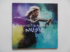David Garrett Autogramm signed CD Booklet "Music"