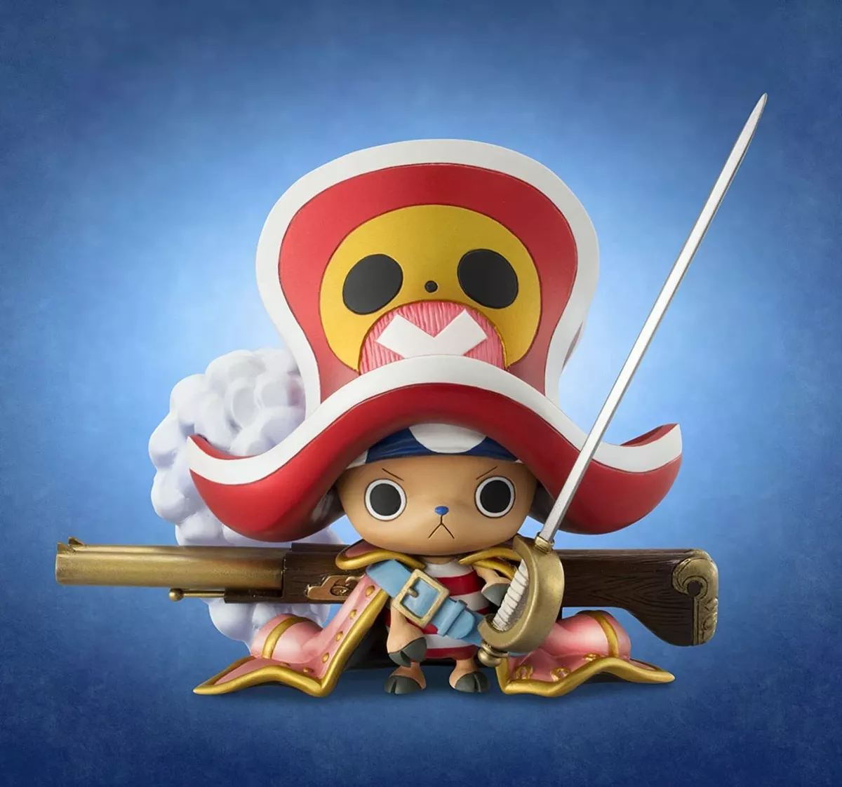  Megahouse One Piece Portrait of Pirates Motion Ability Statue:  Tony Chopper Horn Point PVC Figure (Ex Model) : Toys & Games