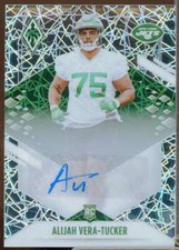 Alijah Vera-Tucker/99 Rookie 2021 Panini Phoenix Rookie Autographs Lazer #147 