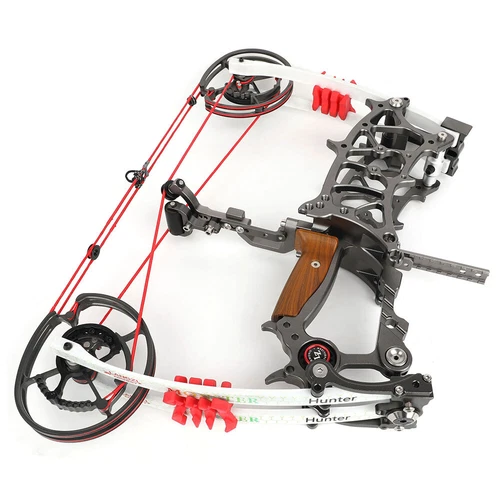 Compound Bow 30-75lbs Steel Ball Arrows set Dual-use Hunting RH LH Archery Shot - Picture 37 of 43