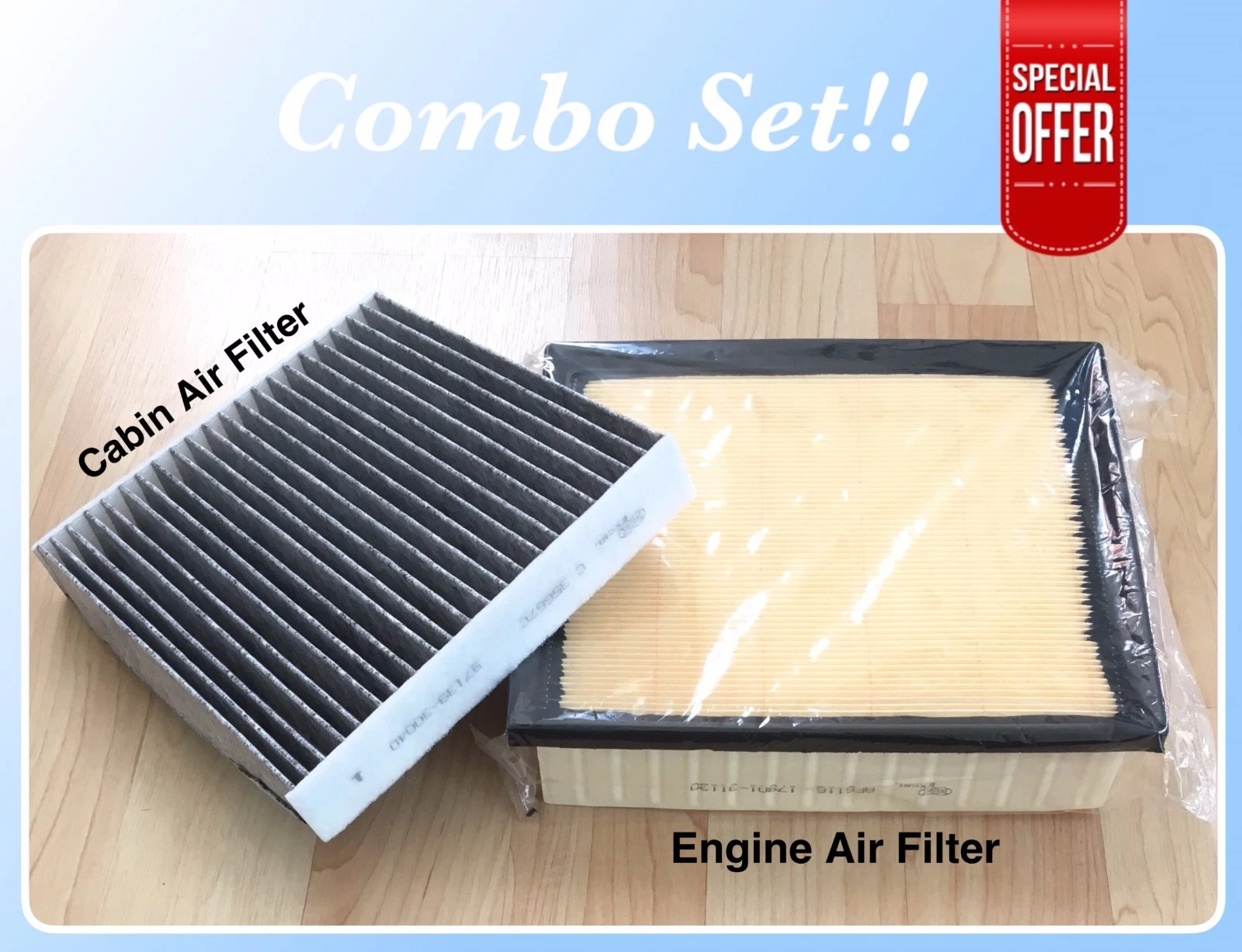 Engine & Carbonized Cabin Air Filter