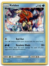2017 Sun & Moon - Shining Legends Pokemon TCG Card #26 Keldeo Holo