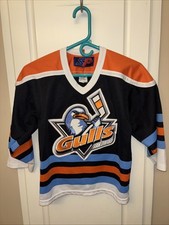 STITCHED SEWN AUTHENTIC SP SAN DIEGO GULLS JERSEY BOY’S S/M MISSION HOCKEY HW