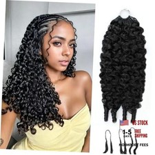 Feather Human Crochet Hair for Black Women 18Inch 110g 18 -110g Natural Black