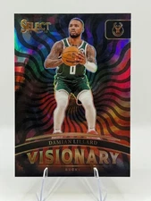 2024-25 Panini Select Damian Lillard #16 Visionary SSP Case Hit Bucks