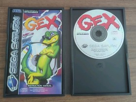 Gex for Sega Saturn PAL complete with manual by Crystal Dynamics