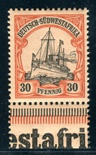 GERMAN COLONIES DSWA 1901 16 * IMMACULATE LOWER EDGE (H2668