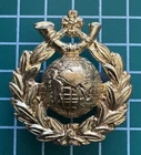 WW1 Royal Marine Light Inantry Re-Strike Cap Badge BB-516